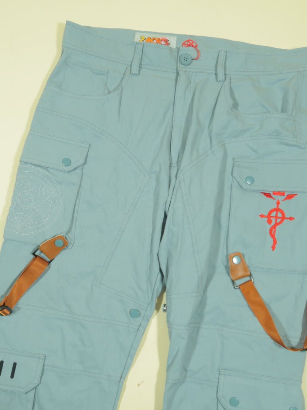 Zacks Craftroom Alphonse Elric Cargo Pants V2 38 Cosplay Fullmetal Alchemist